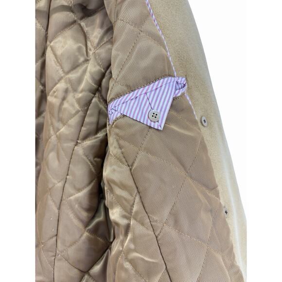 Lands’ End Women’s Wool/Cashmere Peacoat – Camel / Tan – Double Breasted-10 P - Picture 5 of 10